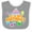 Heather and White, variant on Inktastic It's My Birthday Boys or Girls Baby Bib