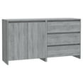thumbnail image 3 of vidaXL Sideboard 2 Piece Engineered Wood Side Cabinet Furniture Multi Colors, 3 of 25