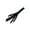 Black, variant on Hand Skeleton Ornament, 3D Printed Horror Decoration Props With Detailed Articulated Joints And Realistic Texturing, Sturdy Material For Tabletop And Wall Display
