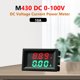 thumbnail image 5 of Bsvklp DC0-100V Amp Volt Gauge Medidor corriente voltaje digital LED dual (rojo verde 10A), 5 of 9