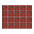 thumbnail image 1 of 20 piezas de papel de regalo para ramos de flores, accesorios para envolver regalos tradicionales Copo de nieve rojo, 1 of 9
