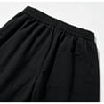 thumbnail image 6 of Men's Athletic Running Workout Cooling Shorts 11 inches Swim Trunks No Liner with Pockets Quick Dry Lightweight Baggy Beach Shorts Big and Tall Size M-5XL Black, 6 of 8