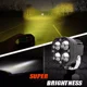 thumbnail image 2 of Par Faros De Lupa Bicolor Spot Luz Antiniebla Para Auto Moto, 2 of 7