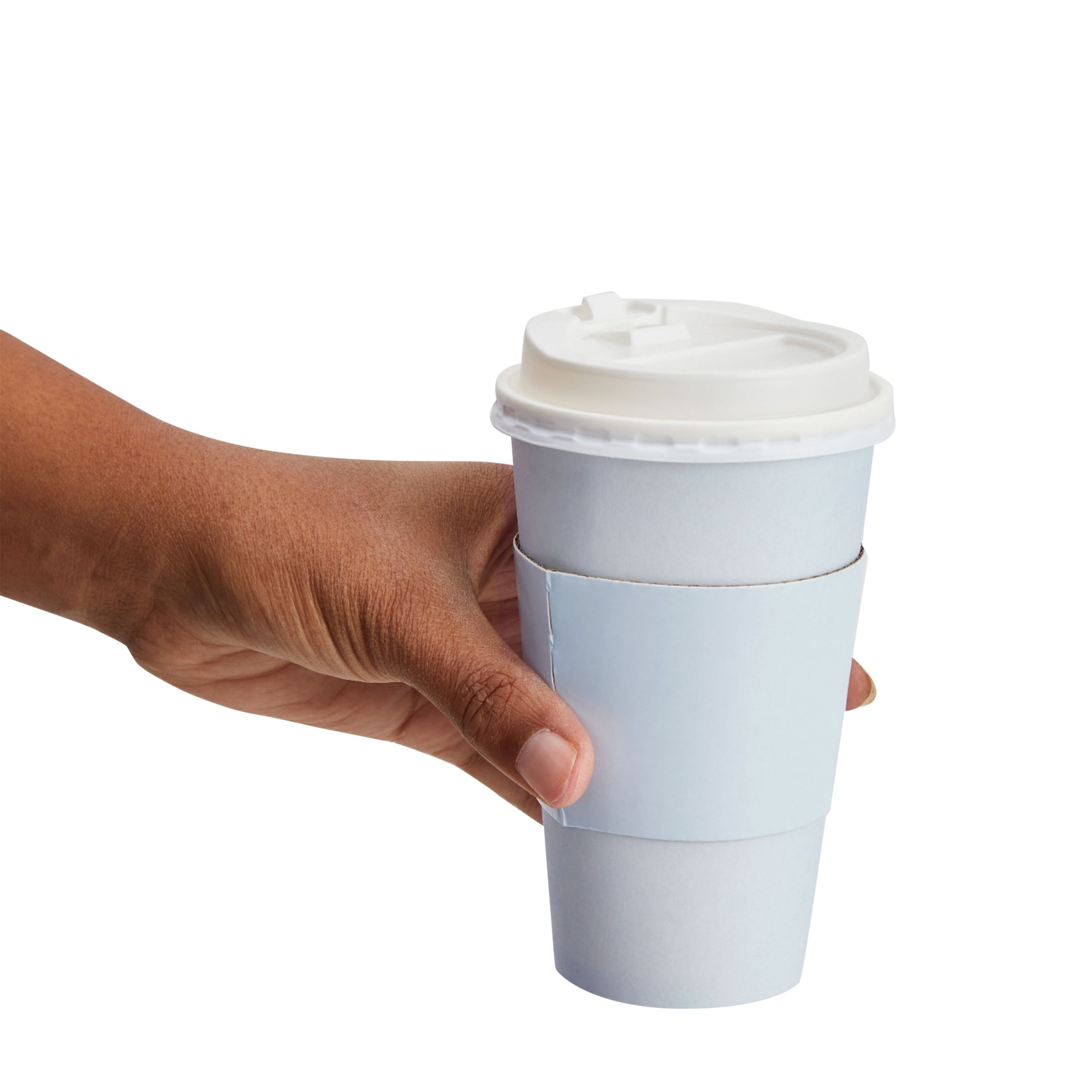 Disposable Coffee Cups With Lids - 16 oz To Go Coffee Cups (80 Set) With  Sleeves and Lids Prevent Le…See more Disposable Coffee Cups With Lids - 16  oz
