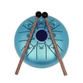 thumbnail image 1 of Amdohai 5.5 Inches Mini Steel Tongue Drum 8 Notes, 1 of 8