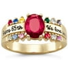 Keepsake Personalized Generations Mother's Birthstone Ring available in 10kt Gold and 14kt Gold
