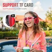 HOSHIYAMA Bluetooth Headphones Over Ear, Wireless Headphones Wired with 40 Hours Playtime Foldable HiFi Stereo Headset with Microphone, Soft Ear Pads, FM/TF for Cellphone/PC