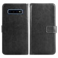 thumbnail image 4 of Mobile Phone Cover for Samsung S10 Plus +, Cover Premium Pu Leather Tpu Flip Cover Magnetic Closure Card Compartment Stand Function Wallet with Lanyard Protective Cover, 4 of 7