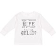 thumbnail image 3 of Inktastic Cellist Music Gift for Cello Player Boys or Girls Long Sleeve Toddler T-Shirt, 3 of 5