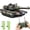 Army Green, variant on Supdex 1:24 RC Tank – 330° Rotating Turret, Smoke, Light & Sound Effects, Rechargeable, Climbing 40° Ramp, Remote Control Toy Gift for Kids Age 6+
