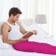 thumbnail image 5 of Fotbe Darkmagenta Pantalones de Pijama para Hombre, Pantalones de Dormir, Pantalones de Casa con Cintura Ajustable y Bolsillos-Medium, 5 of 6
