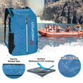 thumbnail image 4 of Mochila impermeable Dry Bag Piscifun 30L Azul Claro, 4 of 6