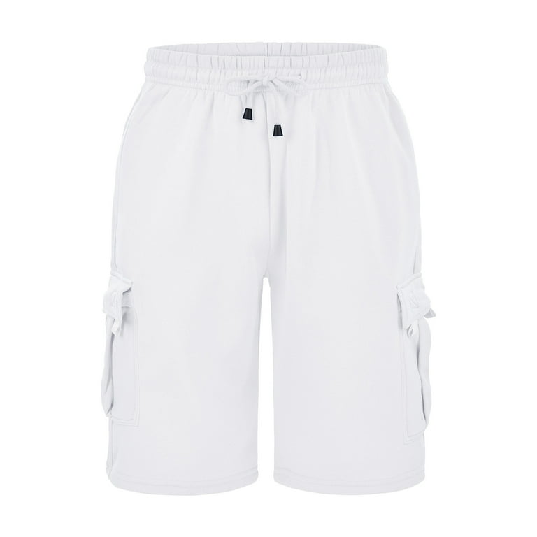 Cargo Shorts for Men with Pockets Loose-Fitting Five-Quarter