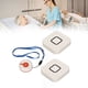 thumbnail image 1 of Caregiver Pager Botones de Llamada Inalámbricos para Monitoreo de Personas Mayores Sistemas Inalámbricos de Alerta de Vida para Personas Mayores de Alerta SOS Alarma, 1 of 8