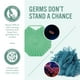 thumbnail image 2 of Exfoliante Body Scrubber Sud de silicona antimicrobiano, menta, 2 of 7