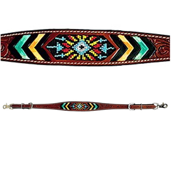 Bar H Equine American Leather Horse Saddle Tack Wither Strap