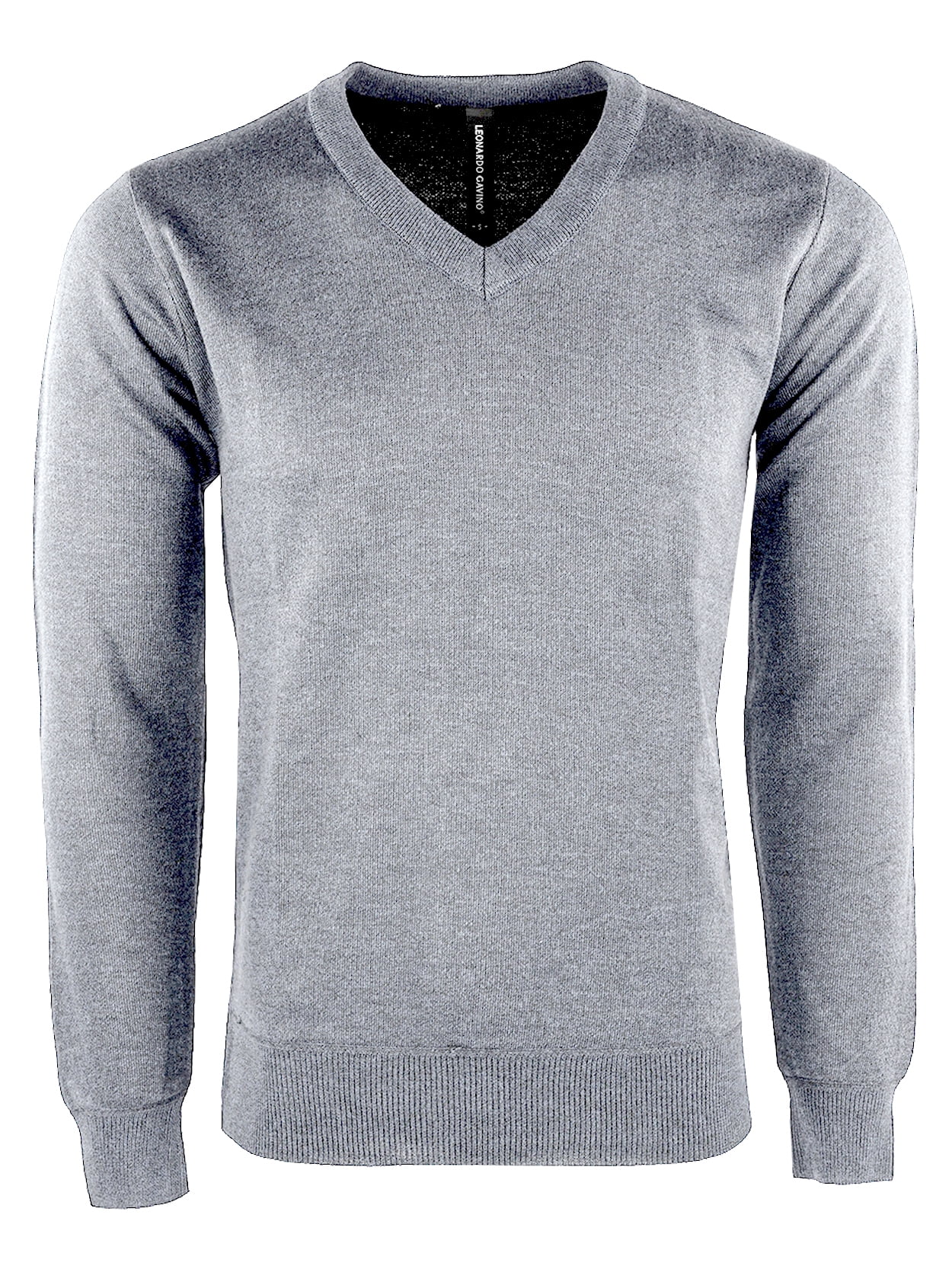 Leonardo Gavino Men's V-Neck Golf Sweater, Small Gray - - Walmart.com
