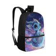 thumbnail image 2 of Binienty Galaxy Baby Dragon Kids School Backpack 17 Inch Bookbag With Laptop Sleeve Side Mesh Pockets Large Capacity Schoolbag For Teens Travel Casual Daypack Rucksack, 2 of 6