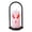 White, variant on Halloween Snow Globe Candles Lighted Lamp, Battery Operated Spinning Water Glittering Tornado Flameless Candles Table Centerpiece for Halloween Decoration Indoor(Ghost)
