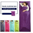 thumbnail image 2 of Sleeping Bag With Pillowcase Super Soft Foldable Travel Sheet, 2 of 5