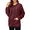 Wine Red, variant on Rain Coats for Women Waterproof with Hood Packable Rain Jackets Womens Lightweight Rain Jackets Outdoor Wine Red S