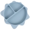 thumbnail image 2 of MasteelfCA Assiette Bébé en Silicone Assiette Divisée Bol Antidérapant en Forme de Soleil Plat Alimentaire, 2 of 7