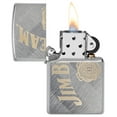 thumbnail image 3 of Zippo Jim Beam Diagonal Weave Pocket Lighter, 3 of 6
