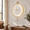 Crystal Gold, variant on Large Luxury Ledlit Wall Clock - Pendulum Roman Numeral Metal Ring Silent Non-ticking Decorative For Living Room Bedroom Entryway