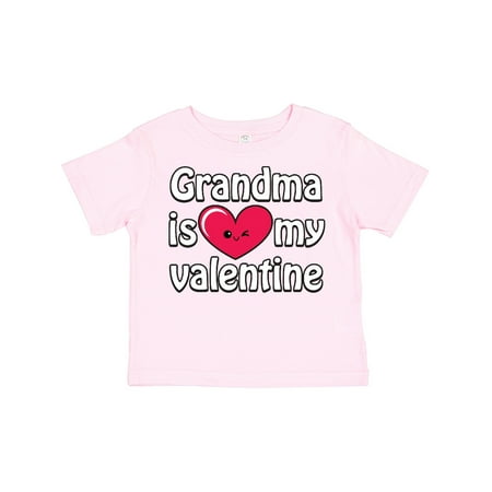 

Inktastic Grandma is My Valentine Gift Toddler Boy or Toddler Girl T-Shirt