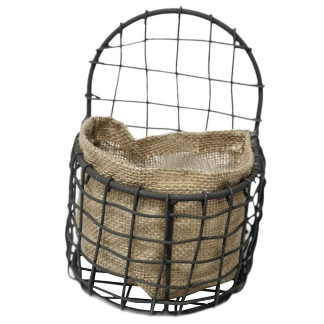 Cesta para colgar en la pared, maceteros decorativos para pared, florero, macetero colgante para el hogar, interior, plantas artificiales, dormitorio S