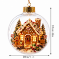 thumbnail image 7 of Glowing Christmas Story Ornament, Light-Up Mini Christmas Scene with Warm LED Light, Clear Ball Hanging Decoration for Christmas Tree, Home, Mantel and Party Decor, 7 of 7