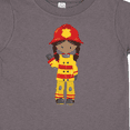 thumbnail image 4 of Inktastic African American Girl, Girl Fireman, Firefighter Girls Toddler T-Shirt, 4 of 5
