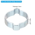 thumbnail image 2 of Unique Bargains 30 Pack 28-31mm Double Ear Hose Clamp, Galvanized Steel Crimp Rings, 2 of 6