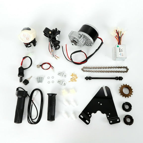 24V Electric Bicycle Conversion Kit 250W 3300RPM E-Bike Motor Controller Kit for 22-29“ Bicycle (250W 24V)