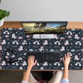 thumbnail image 4 of Long Mouse Pads for Desk,Blue Cartoon Unicorn Rainbow Cloud Love Dream Desk Mats on Top Of Desks, Desk Mouse Pad Extra Large with 3mm Non-Slip Base and Stitched Edge for Gaming,Work,Home 47.3"x23.6", 4 of 5