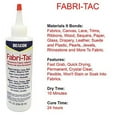 thumbnail image 6 of Beacon Fabri-Tac Permanent Adhesive, 8 Ounce THE GLUE GUN IN A BOTTLE !, 6 of 8