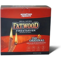 Better Wood Products Fatwood Firestarter Box, 3-Pounds