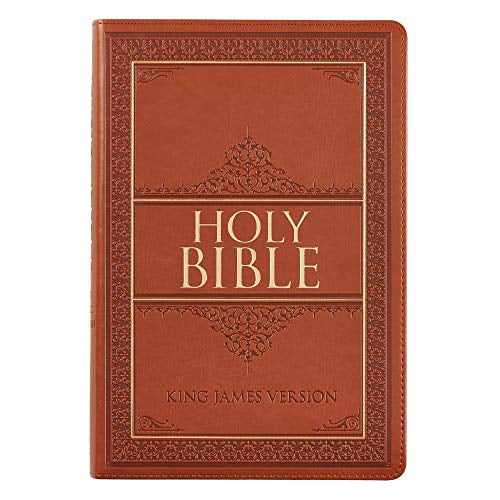 Sainte Bible: KJV Grand Imprimé Index du Pouce Édition: Tan