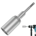 thumbnail image 3 of Ground Rod Driver 30/45/65mm Heavy Duty SDS-Plus T Post Ground Rod Driver Tool Forged Steel Drill Bit Driver Durable Hammer Drill Rod Converter for Hammer Drill, 3 of 10