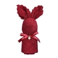 thumbnail image 2 of Tyidzon Easter Bunny Towels, Bunny Shaped Hand Towel for Kids, Soft Absorbent Face Towel for Easter Birthday Parties Holiday Gifts, Wine, 2 of 7