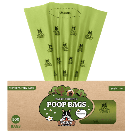 UPC: 0700381588004 | Pogi s Poop Bags – 500 Unscented Dog Poop Bags for Yards – Leak-Proof  Earth-Friendly Poop Bags for Dogs (Single Large Roll)