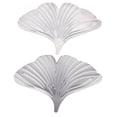 thumbnail image 1 of Weiweiguan 2 Pcs Feuille de Ginkgo en Métal Luxe Rétro Décoration de Table Bureau Feuille de Ginkgo, 1 of 7