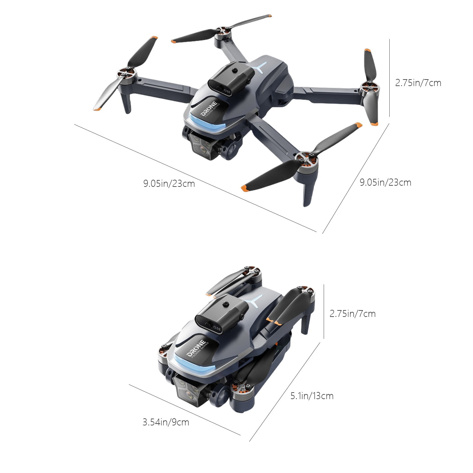 Drone with Camera for Kids and Beginners, Brushless Motors with Long Flight Time, Obstacle Avoidance & Portable Bag