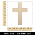 thumbnail image 2 of Cross Christian Church Religion Wood Shape Unfinished Piece Cutout Craft DIY Projects - 6.25 Inch Size - 1/4 Inch Thick, 2 of 7