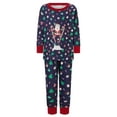 thumbnail image 2 of Hirigin Family Matching Christmas Pajamas, Baby Romper/Santa Print Long Sleeve Tops and Long Pants Sleepwear Set, 2 of 9