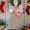 J, variant on Festive Monogram Fabric Ribbon with striped textile construction, wavy trim detail and decorative monogram stitch, Letter R, 43.31*31.50IN