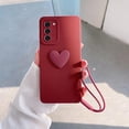 thumbnail image 1 of Funda de silicona 3D para Samsung Galaxy, protector con correa de muñeca para Samsung Galaxy S21 S22 Plus Ultra S20 Fe, S 21 22 20 S22plus S21fe Fivean unisex, 1 of 2