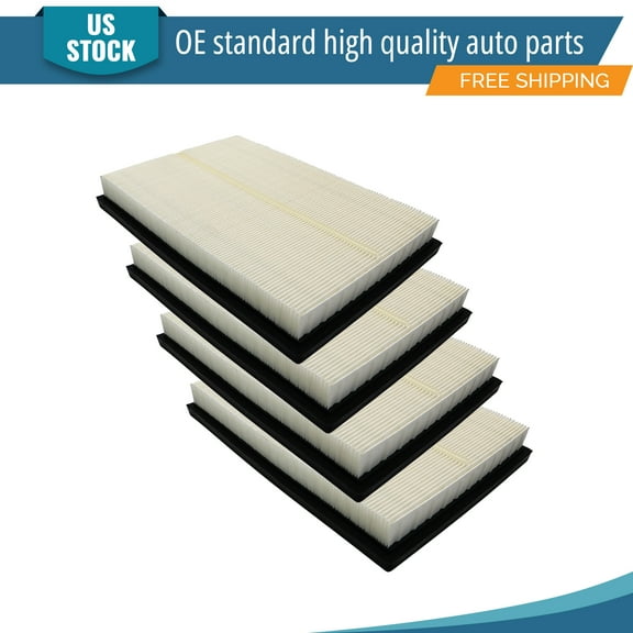 YXPCARS 4PCS Front Engine Air Filter for Toyota RAV4 Camry Avalon Lexus HS250h ES300h, New Air Filter Replacement (CA10677)