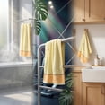 thumbnail image 3 of Aufmer 13.3 X 29.1 In Three Color Plain Style Quick Absorbent Towel Light Thin Portable Design For Summer Dorm Family Daily Cleaning Wiping Work, 3 of 6
