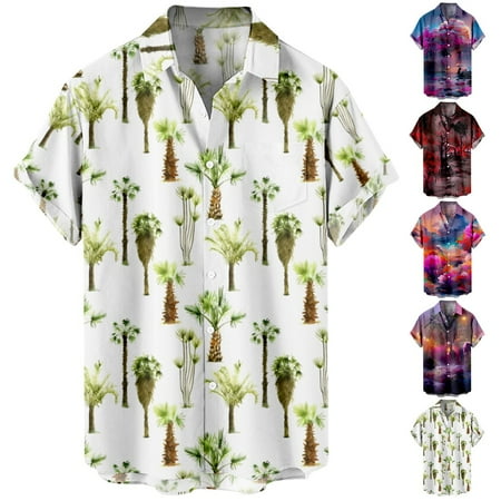 

Family Matching Summer Beach T-Shirts Loose Fit Soft Bowling Shirts Sizes Kids-Adult Unisex